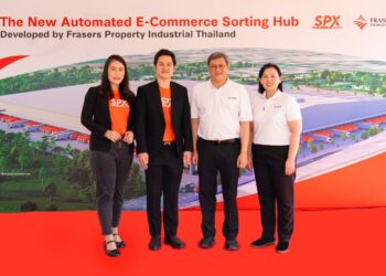 เฟรเซอร์ส พร็อพเพอร์ตี้ ประเทศไทย ต่อยอดความร่วมมือ SPX Express พัฒนาศูนย์คัดแยกสินค้าแห่งที่ 2 ขนาด 65,000 ตร.ม. เสริมศักยภาพเครือข่ายการจัดส่ง รองรับตลาดอีคอมเมิร์ซโตแรง