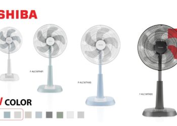 โตชิบาเติมสีใหม่พัดลม F-ALC50TH เอาใจสายแต่งบ้าน พร้อมลมแรงไกล 12 เมตร