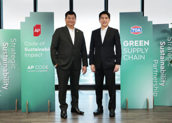 AP x TOA สองผู้นำพันธมิตรอสังหาฯ ประกาศความร่วมมือ Green Supply Chain ยกระดับมาตรฐานการก่อสร้าง ส่งมอบ Living Quality เพื่อคุณภาพชีวิตที่ดีอย่างยั่งยืน