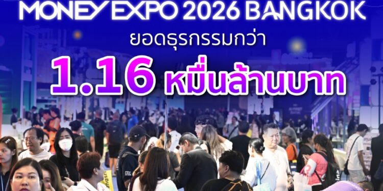 MONEY EXPO 2026 ปิดยอดธุรกรรม 1.16 หมื่นล้าน บ้าน-รีไฟแนนซ์ครองแชมป์ เอสเอ็มอีกู้พุ่ง