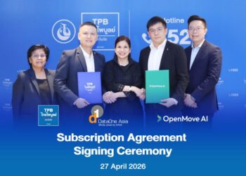 OpenMove AI Berhad และ บริษัท ไทยไพบูลย์ประกันภัย จำกัด (มหาชน) ลงนามข้อตกลงเชิงกลยุทธ์ด้านระบบบริหารช่องทางตัวแทน พร้อมจับมือ Dataone Asia เร่งขยายธุรกิจในประเทศไทย