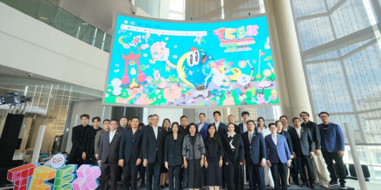 กรมทรัพย์สินทางปัญญา เตรียมเปิดเวที “TCEX 2026” รวมพลังพันธมิตรขับเคลื่อนอุตสาหกรรมสร้างสรรค์ไทย ใช้กลไกทรัพย์สินทางปัญญา เชื่อมครีเอเตอร์ นักลงทุน และผู้ซื้อสิทธิ สู่ตลาดโลก