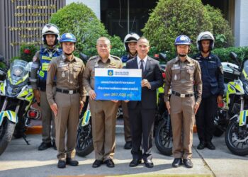 วิริยะประกันภัย มอบอุปกรณ์รถจักรยานยนต์ ยกระดับการช่วยเหลือฉุกเฉินบนท้องถนน