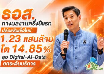ธอส.กางผลงานครึ่งปีแรก ปล่อยสินเชื่อใหม่ 1.23 แสนล้าน โต 14.85% ลุย Digital-AI-Data ยกระดับบริการ