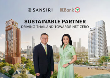 กสิกรไทย–แสนสิริ ผนึกกำลังสร้าง Green Ecosystem ภาคอสังหาฯ ครบวงจร ปักหมุดรายแรกเชื่อม Green Loan สู่ Green Bond หนุนสินเชื่อบ้านสีเขียว