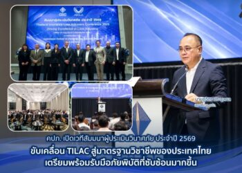 คปภ. เปิดเวทีสัมมนาผู้ประเมินวินาศภัย ประจำปี 2569 ขับเคลื่อน TILAC เพื่อยกระดับมาตรฐานการบริการประเมินวินาศภัยของประเทศไทย เตรียมพร้อมรับมือภัยพิบัติที่ซับซ้อนมากขึ้น