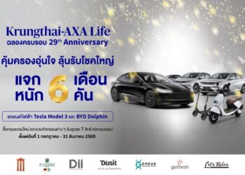 กรุงไทย-แอกซ่า ประกันชีวิต อัดแคมเปญครึ่งปีหลัง ฉลอง 29 ปี กระตุ้นยอดขาย-ดันลูกค้าใช้ดิจิทัล ลุ้นรางวัลกว่า 7 ล้านบาท