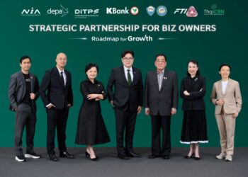 กสิกรไทยผนึก 6 พันธมิตรชั้นนำระดับประเทศ เปิดโครงการ “Roadmap for Growth” หนุนองค์ความรู้ เร่งศักยภาพ ให้ผู้ประกอบการไทย “ทำเป็น อยู่รอด เติบโต”