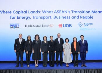 ยูโอบี ประเทศไทย และเดอะ บิสสิเนส ไทมส์ เปิดเวที Sustainability Impact Dialogue ถกบทบาทเงินทุนในการขับเคลื่อนการเปลี่ยนผ่านสู่ความยั่งยืนของอาเซียน