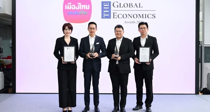 เมืองไทยประกันชีวิต คว้า 2 รางวัลใหญ่ระดับสากล จาก The Global Economic Awards 2026 ตอกย้ำความเป็นผู้นำด้านความยั่งยืนและการสร้างความสุขอย่างแท้จริง
