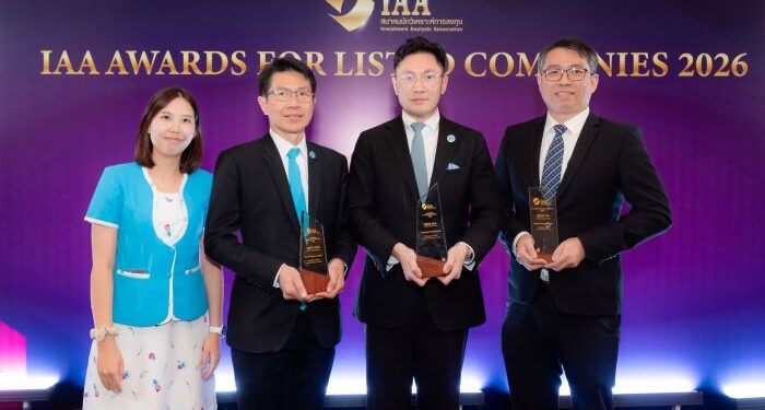 MTC สุดยอด! คว้า 3 รางวัลใหญ่จาก IAA Awards 2026 ต่อเนื่อง 3 ปีซ้อน Best CEO, Best CFO, Best IR กลุ่มเงินทุนและหลักทรัพย์ สะท้อนศักยภาพทีมบริหาร – มาตรฐานธรรมาภิบาล เดินหน้าสู่ World-class Thai Microfinance